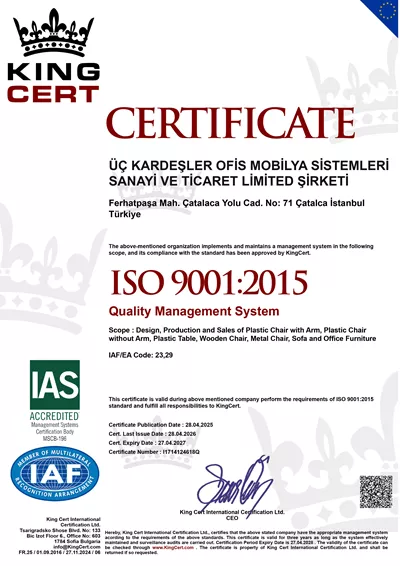 Certificate 01ISO 9001