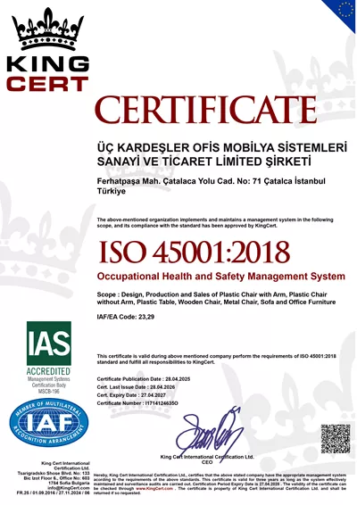 Certificate 03ISO 45001