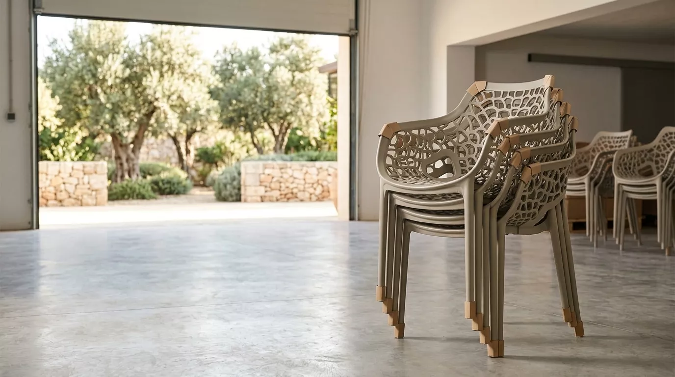 STOLCE furniture prepared for distribution