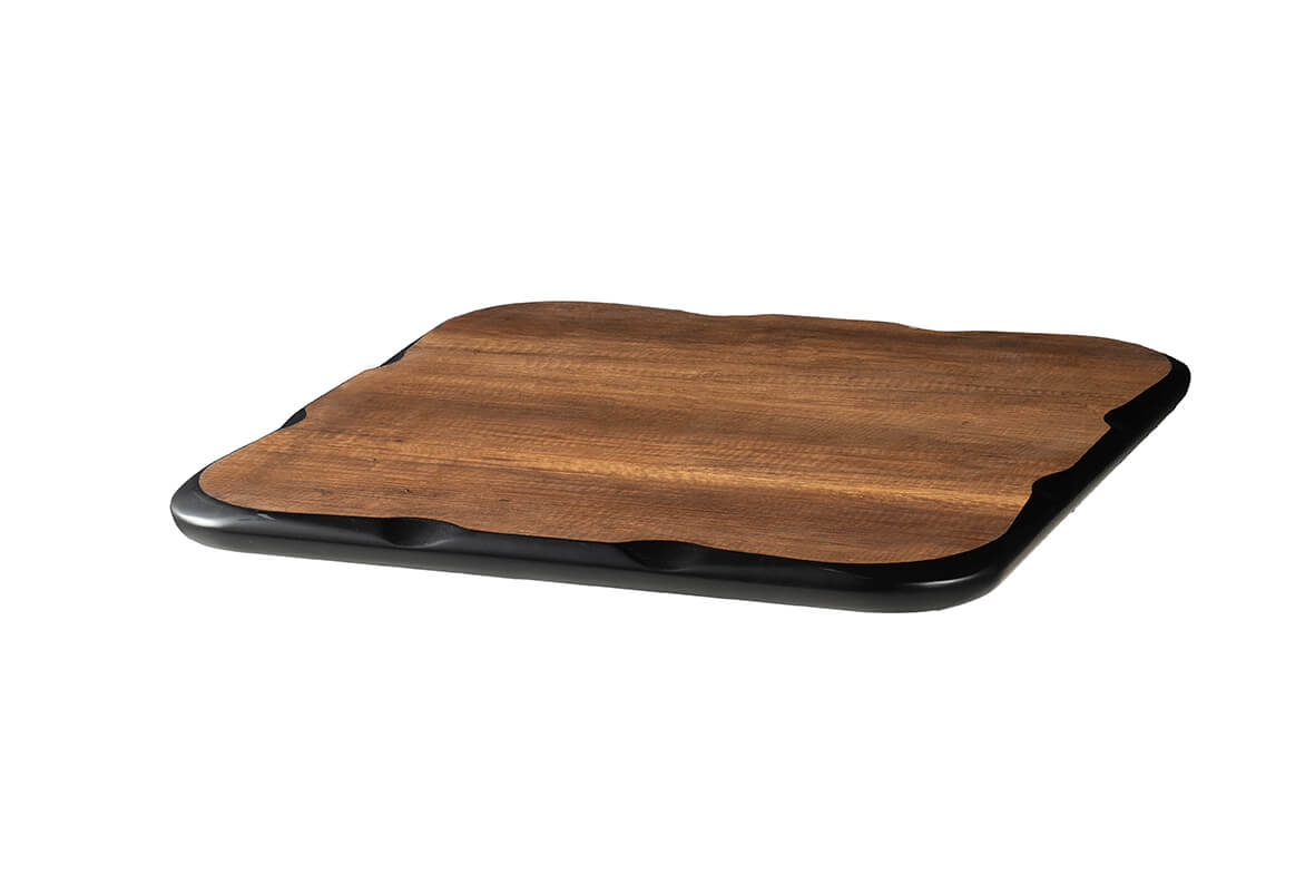 Black Edge MDF Lam Tabletop - Kahverengi