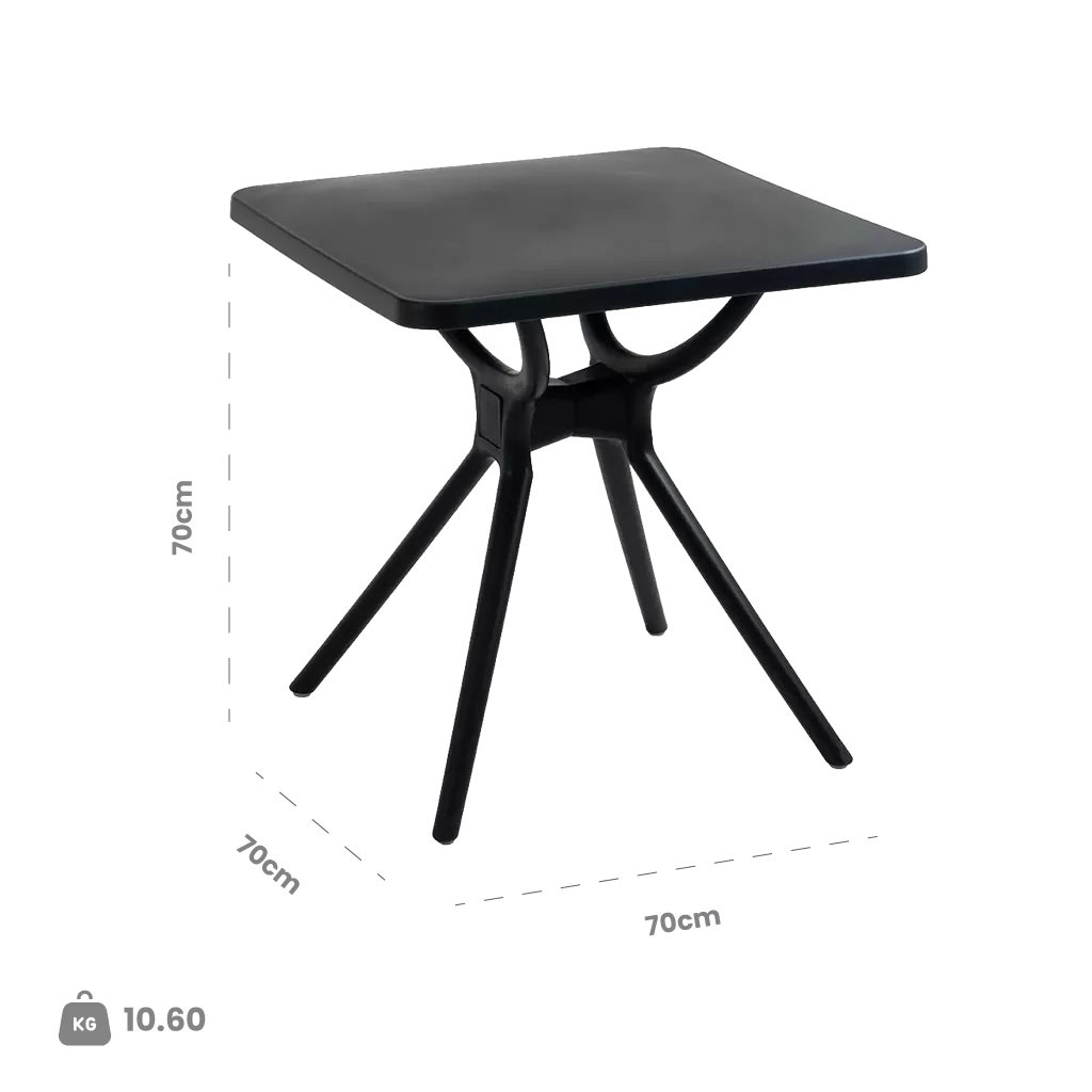 Dimensions (cm) chair dimension view