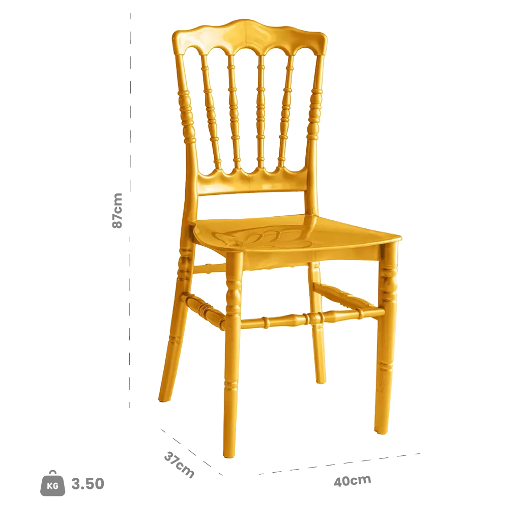Dimensions (cm) chair dimension view